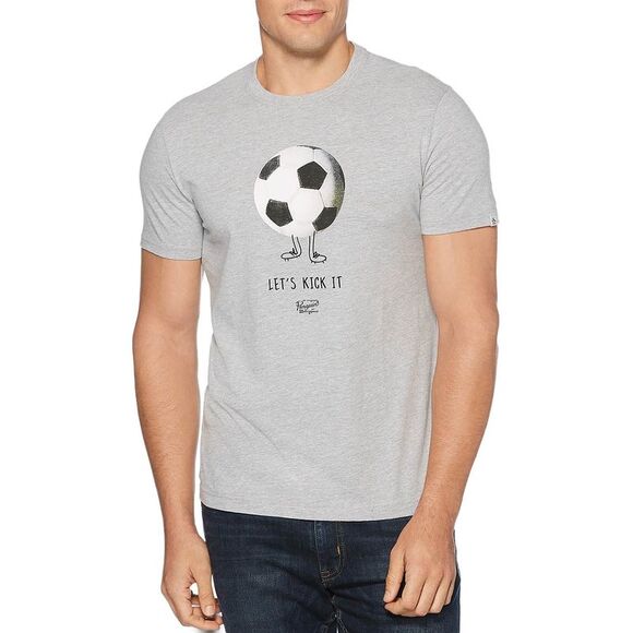 Original Penguin Mens Let's Kick It Tee XX-Large Rain Heather - Picture 1 of 2